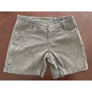 Kuhl Hiking Shorts Womens Size 6 Gray Outdoor Stretch Utility